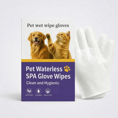 Nevrul™ No-Bath Pet Cleaning Mitts "Freshen Up Your Dog or Cat in Seconds — No Rinse Needed."