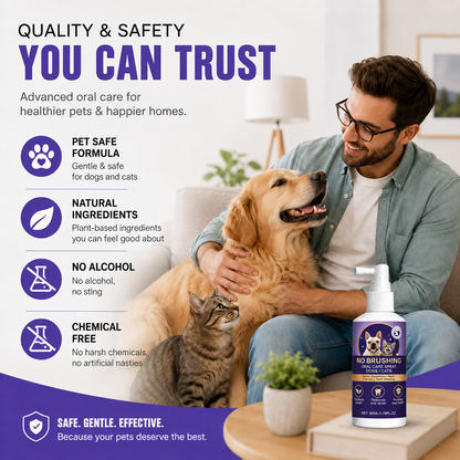 Nevrul™ 🍃No-Brushing Oral Care Spray for Dogs & Cats