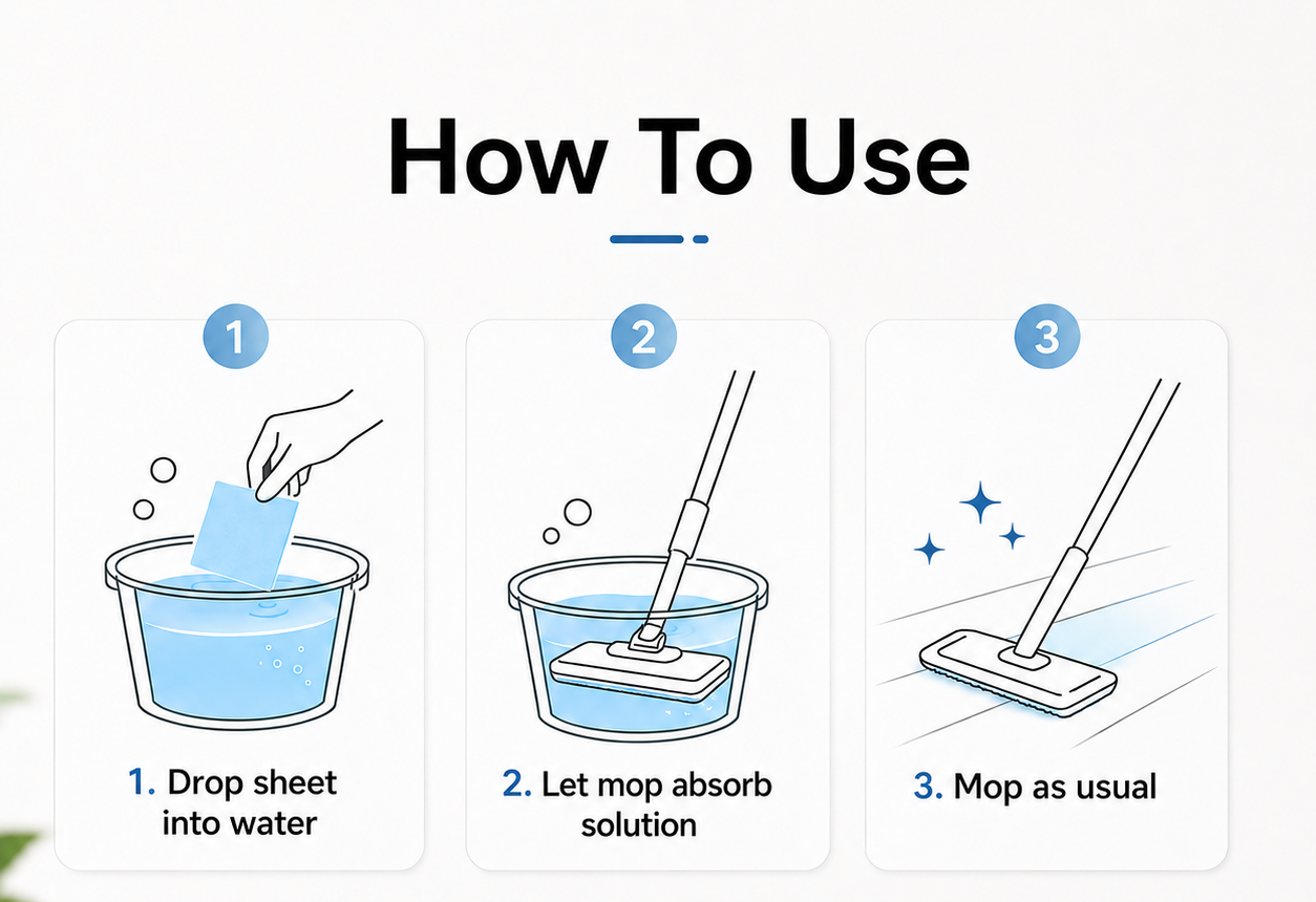 Cleaner Floors Without the Heavy Bottle